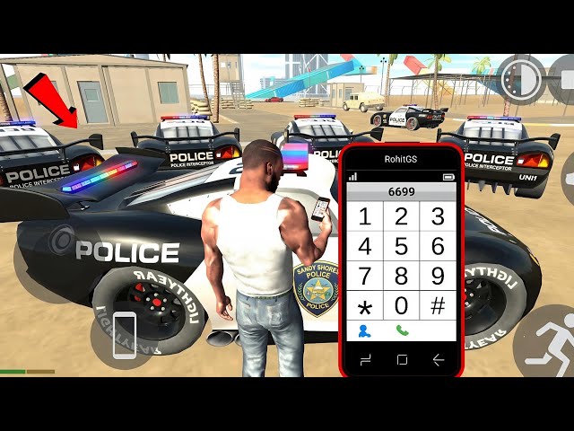 SPORTS POLICE CAR CHEAT CODE in Indian Bike Driving 3D | Indian Bike Driving 3D NEW UPDATE