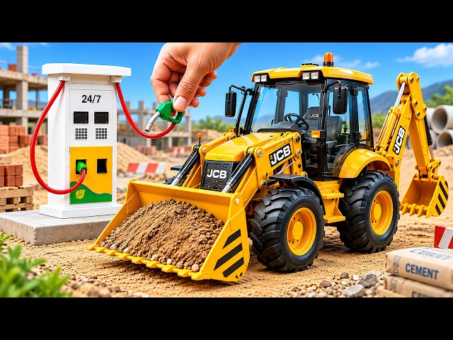 DIY Mini Tractor Builds Strong Petrol Pump Fuel Supply For Village | Construction Science Project