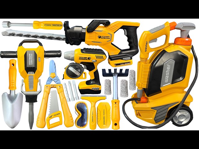 14 minute unboxing Drill, chainsaw, and toolbox all included; immersive engineering experience