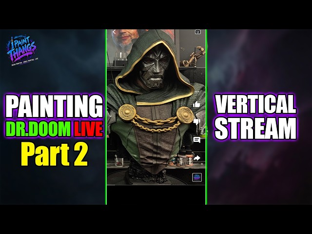 Painting Doctor Doom LIVE | Part 2