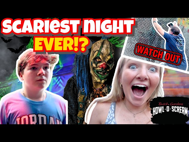 WE GOT SCREAMED AT ALL NIGHT! 😱 | Busch Gardens Howl-O-Scream 2026 | Family 5 Vlogs
