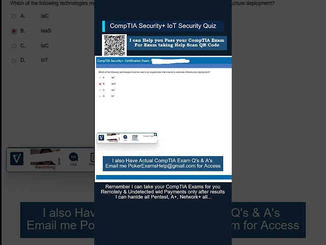 CompTIA Security IoT Security Quiz#SecurityPlusQuiz#CompTIAQuiz