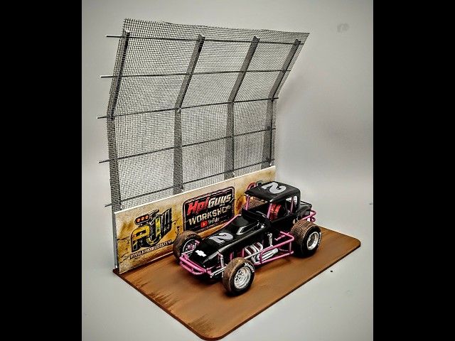 NEW Sprint Car with Dirt Track Diorama 1/25 Scale Model Kit Build How To Assemble Paint Weather