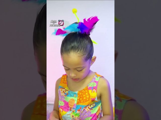 Easy chicken crazy hair style