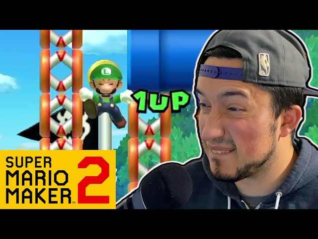 I touched the pole and STILL LOST!! | Super Mario Maker 2 (Super Expert)