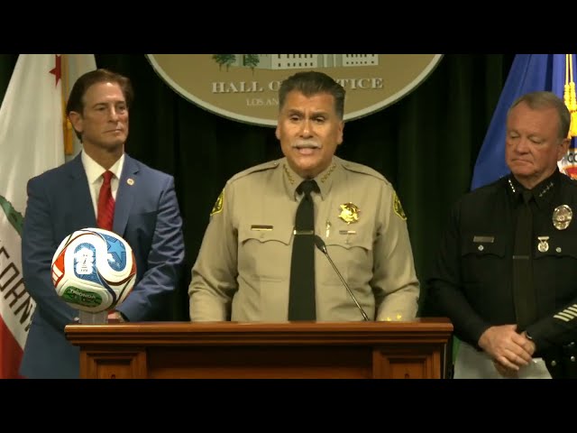 D.A. Hochman, Law Enforcement Discuss Public Safety Preparedness for 2026 FIFA World Cup