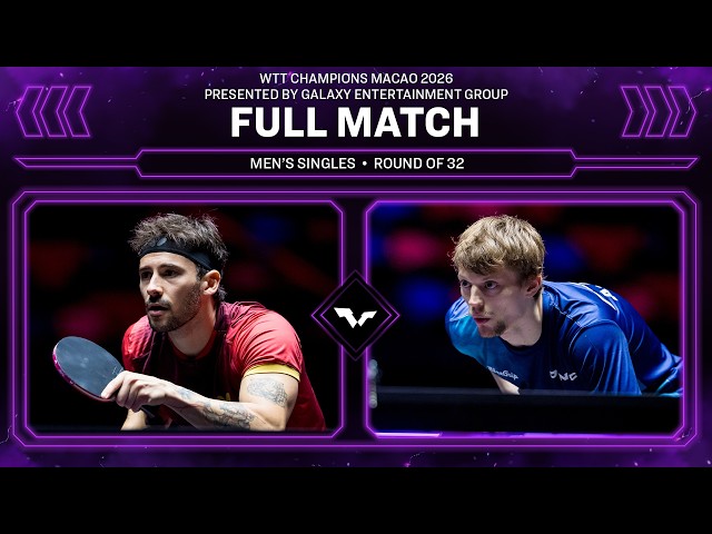 FULL MATCH | Joao Geraldo vs Anders Lind | MS R32 | #WTTMacao 2026