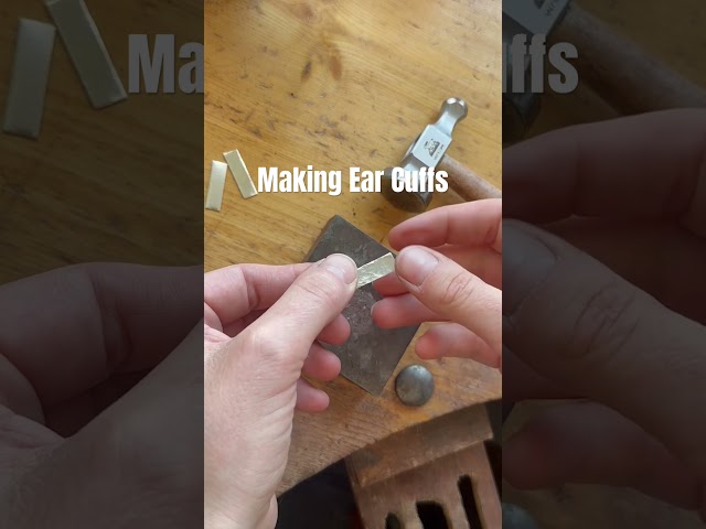 silver Ear Cuff | Easy to Make | Tutorial #earcuff #jewellerymaker #diy #workshop #howtomake