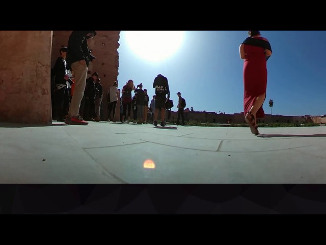 360 Video Al-Badi’ Palace North Entrance Marrakech