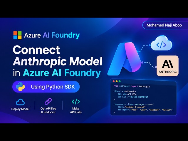 Connect Anthropic Claude to Azure AI Foundry | Python SDK Tutorial