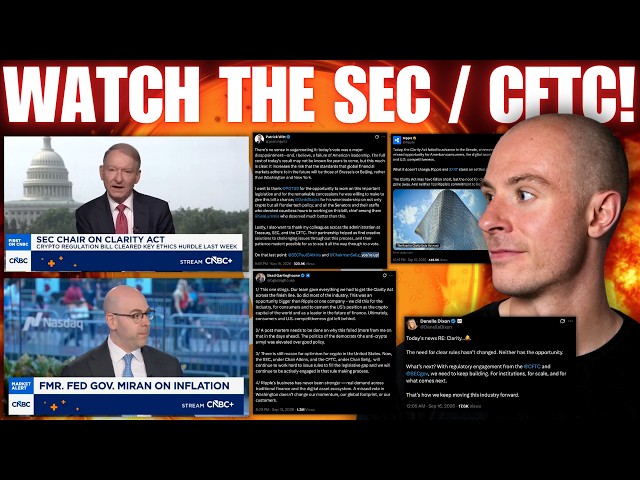 CLARITY ACT *REJECTED* All Eyes On The SEC / CFTC!! Crypto CEOs Respond! I'm Actually Bullish AF....