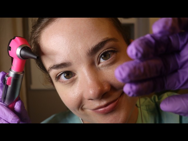 ASMR Doctor Exam Roleplay! Face Inspection, Glove Sounds, Checking Your Eyes