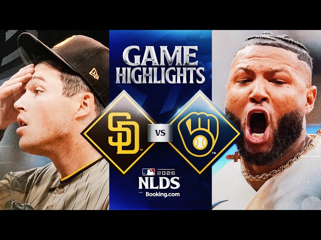 PADRES vs. BREWERS: NLDS Full Game 2 Highlights (October 4) | 2026 MLB Season