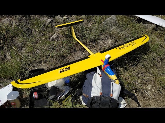 360° - RC glider Joker 150cm - Arpuilles - cam Samsung Gear 360