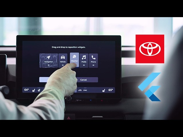 How Toyota is revolutionizing their infotainment system with Flutter