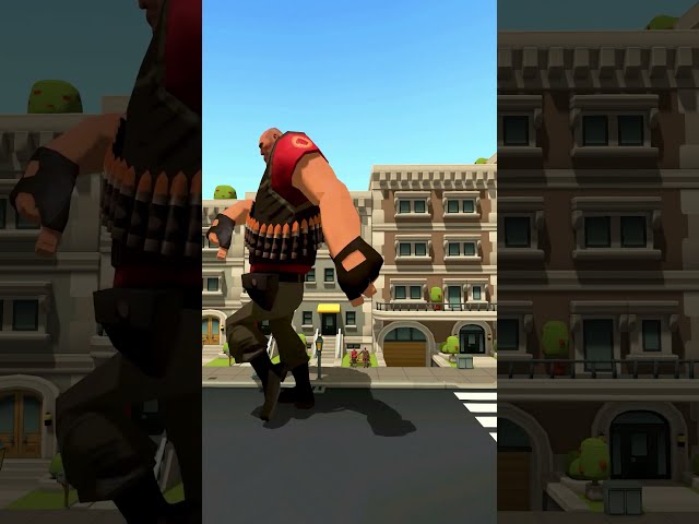 Why is Heavy running away? 😳 #tf2 #animation