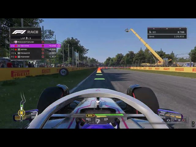 F1 24 P1 IN MONZA International Circuit #f124 #f124gameplay