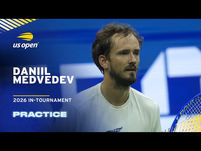 LIVE | Daniil Medvedev | Practice Session | 2026 US Open