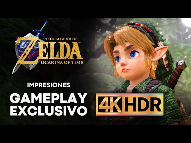 Hemos JUGADO el Remake de Zelda Ocarina of Time 🛡️ Gameplay Exclusivo 4K HDR (Nintendo Switch 2)