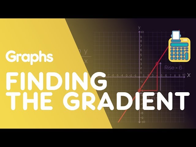 Finding The Gradient Of A Straight Line | Graphs | Maths | FuseSchool