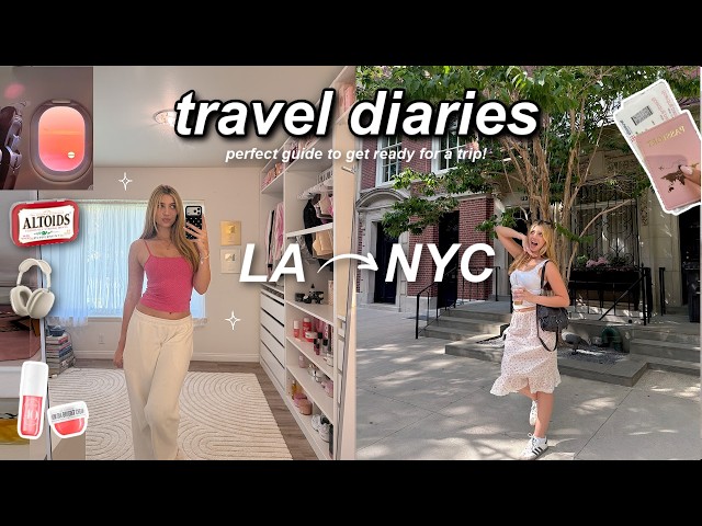 ultimate PREP & PACK for traveling! | essentials, shopping, packing tips, aesthetic travel days!