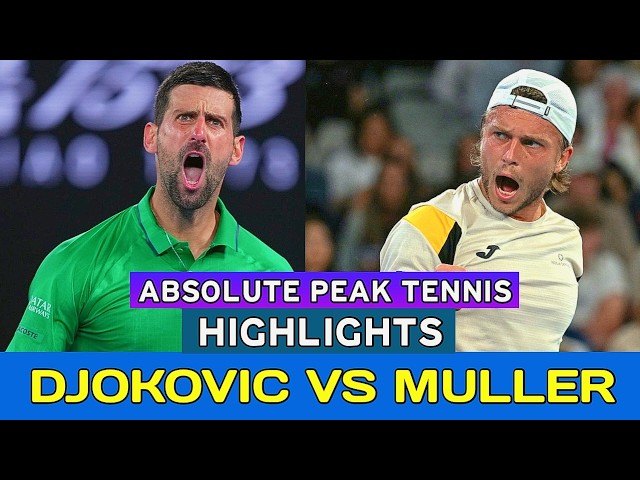 Novak Djokovic Vs Alexandre Muller - Highlights Absolute Peak Tennis Before Shanghai Open 2026
