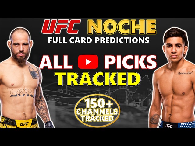 Overview of ALL PREDICTIONS (1,000+ Picks!) for UFC Fight Night: Silva vs. Delgado