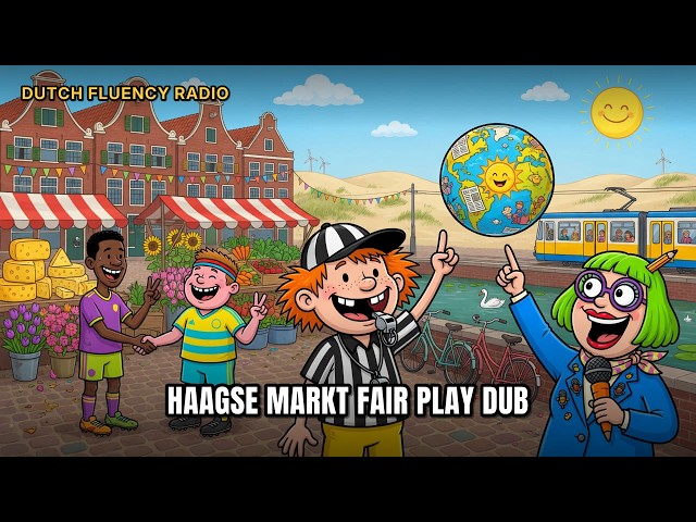 Haagse Markt Fair Play Dub | Learn Dutch with a Bilingual Dub Song (Nederlands)