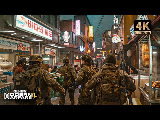 MODERN WARFARE 4 IS ABSOLUTELY INSANE!  Invasion of South Korea [4K 60FPS ]