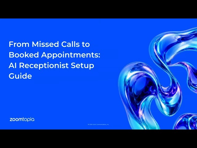 From Missed Calls to Booked Appointments: AI Receptionist Setup Guide