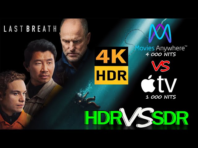 Last Breath 2025 HDR ANALYSIS 4K UHD WEB STREAMING iTunes MA REVIEW vs SDR 100nits #TRUE_DIFFERENCE