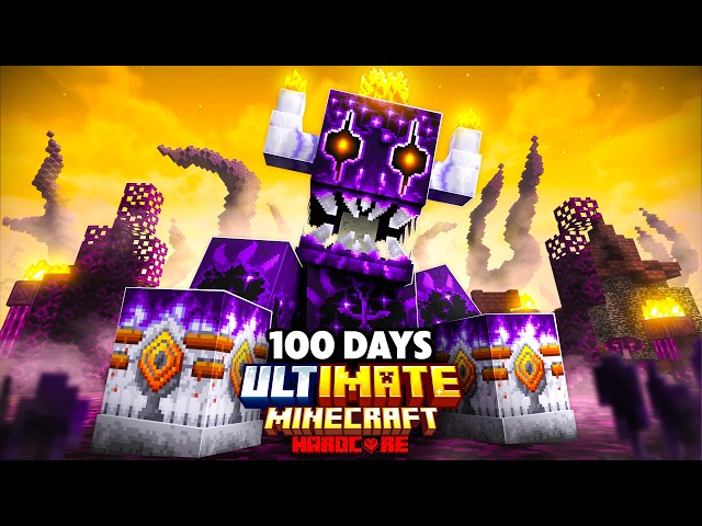 I Survived 100 Days in ULTIMATE Minecraft Hardcore!