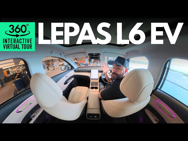 LEPAS L6 EV Interior Review 360° VR Tour (DJI Osmo 360 II Camera Test)