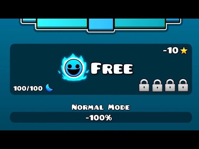Geometry Dash Free (All Levels 1~23 / All Coins / All Main Levels 0 Click Untouch)