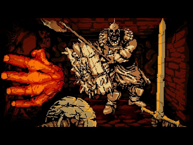Greed & Darkness - Don't Get Grabbed by the Giant Hand in this Pixel Art Dungeon Crawler!