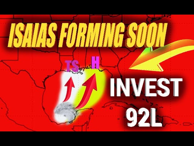 Invest 92L Is About To Strengthen In The Gulf!