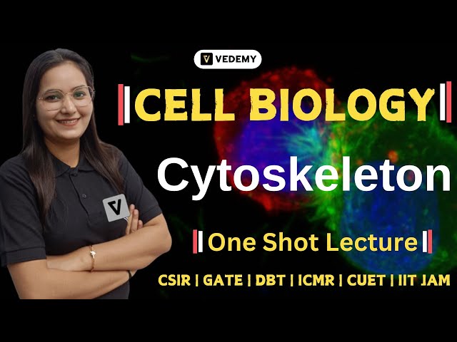 Cytoskeleton | Cell Biology | Dr. Ravina Rai | CSIR | DBT | GATE | ICMR | CUET | IIt JAM |