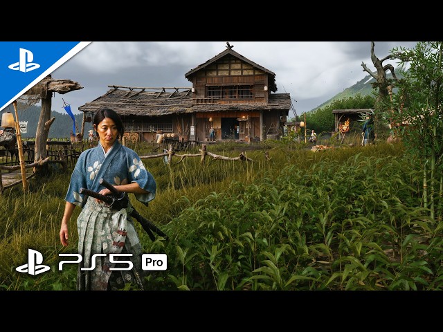 DLSS 5 Neural Rendering In PS5 PRO With RTX 5090 - Ghost Of Yotei