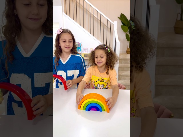 Learn colors of the rainbow with Sierra and Rhia