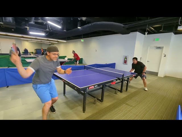 2024 Table Tennis Match: Ben vs. Michael O. - Quick Plays and Great Serves! 🏓