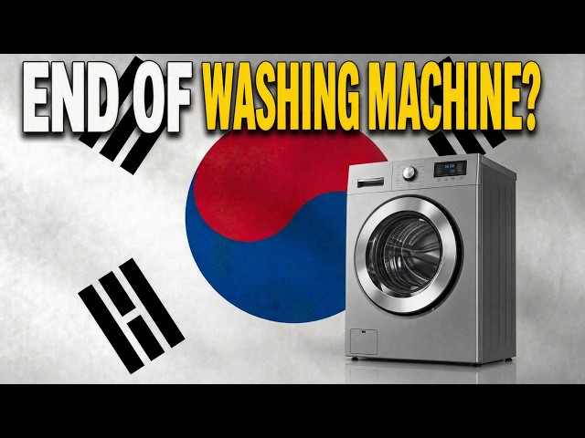 South Korea's New Invention Could Washing Machine Forever