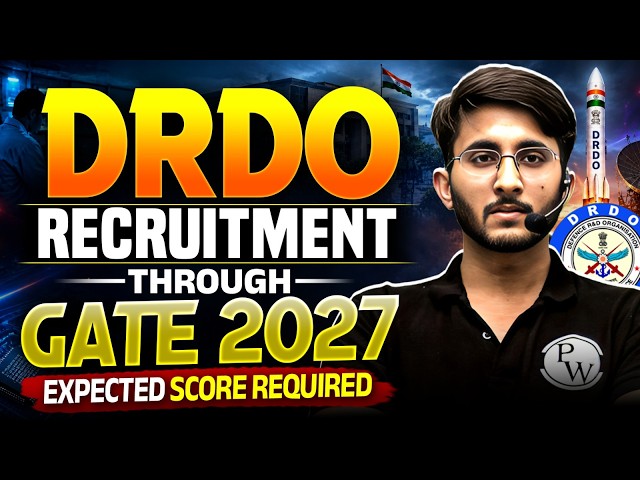DRDO Recruitment Through GATE 2027 | Expected Score & Cutoff Analysis