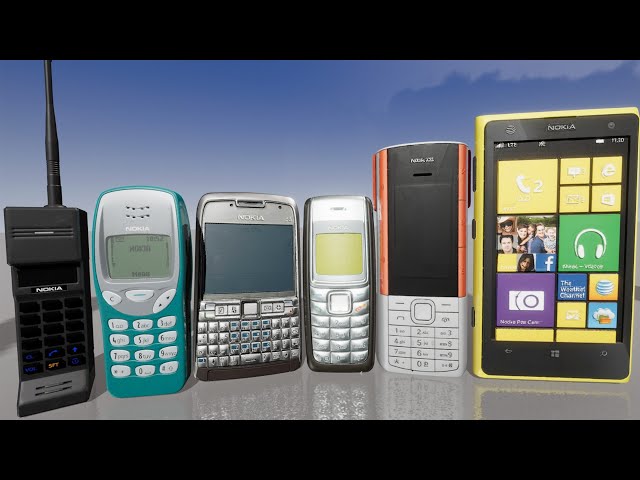 Nokia Mobile Phone Evolution (1982 - 2026) - 3D Animation