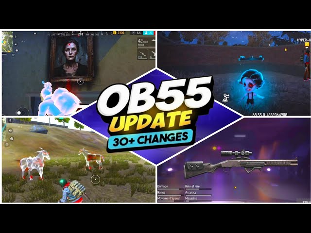 Top 30 Changes In OB55 Update | Free Fire New Update