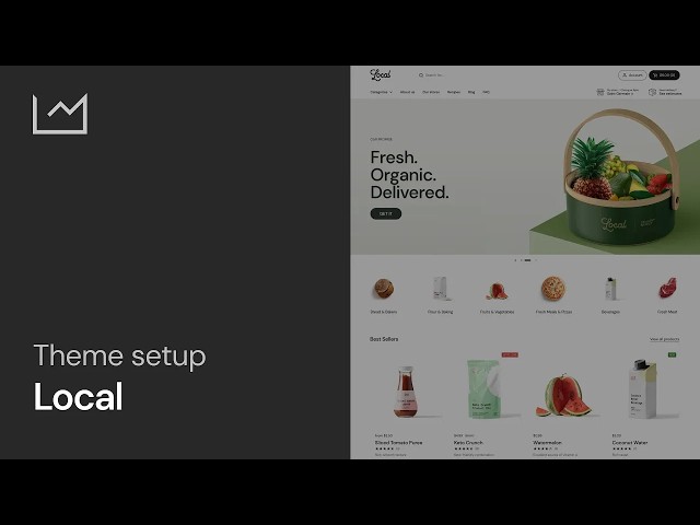 Setting up "Local Shopify Theme" from Krown Themes