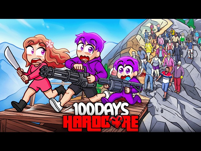 I Survived 100 DAYS In a ZOMBIE APOCALYPSE In GTA 5...