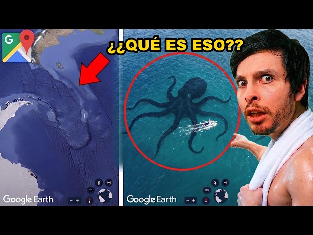 I Found 10 SEA MONSTERS on GOOGLE MAPS !!