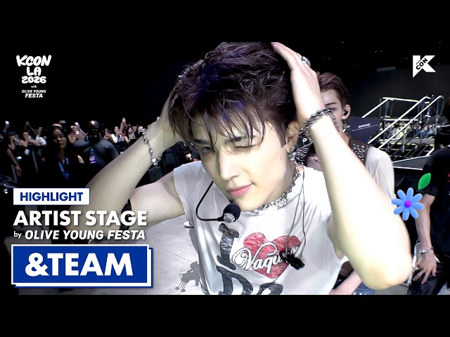 &TEAM 's ARTIST STAGE HIGHLIGHT🍀 | KCON LA 2026