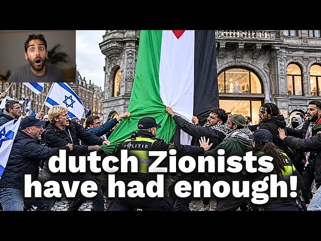 Islamists Tried To Stop Israel Rally in Amsterdam... Then This Happens!