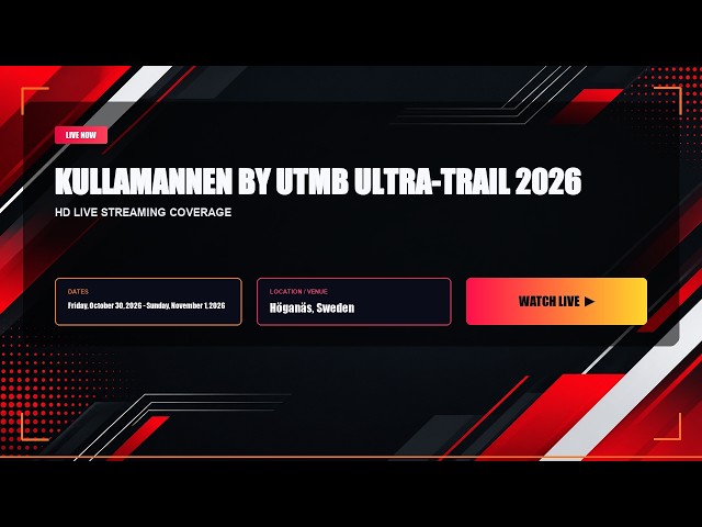 🔴LiVE Kullamannen by UTMB Ultra-Trail 2026 (live) - stream
